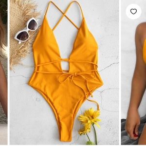 ZAFUL plunging one piece (ADD TO BUNDLE FOR $9)